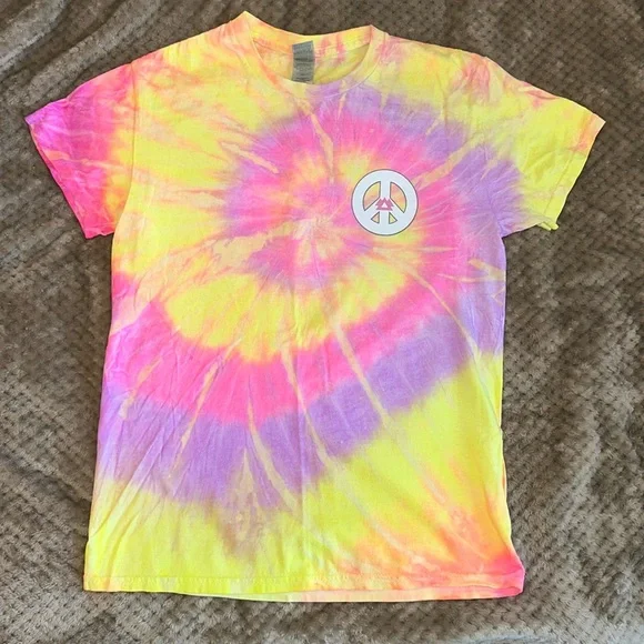 Wakaan Liquid Stranger edm Summer of Weird tiedye tee 2022 - Picture 3 of 3